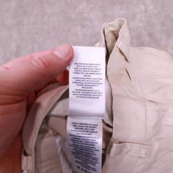 Polo Ralph Lauren‎ Khaki Tan Chino Shorts 10" inseam Cotton Boys Youth Size 18 - Picture 9 of 10